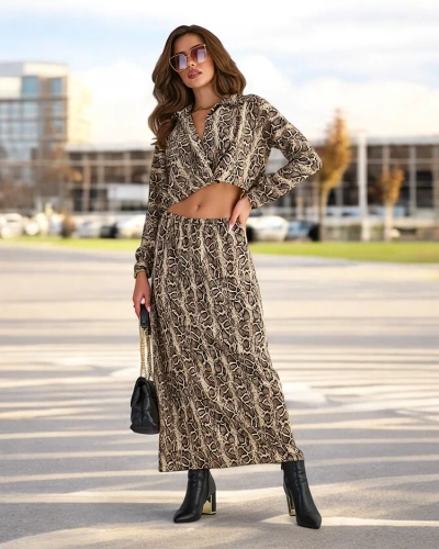 Royalfashion Vzorovaná dámska súprava