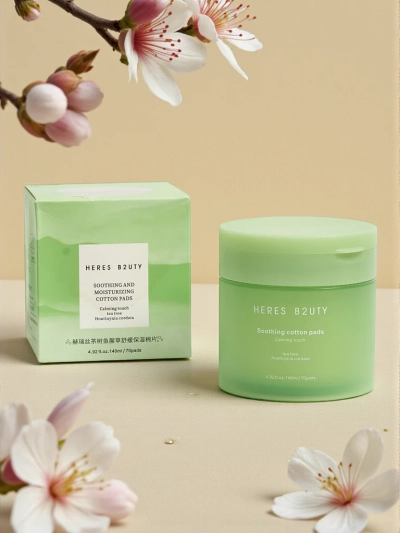 Bombažne blazinice za odstranjevanje ličil - vlažilne, pomirjujoče