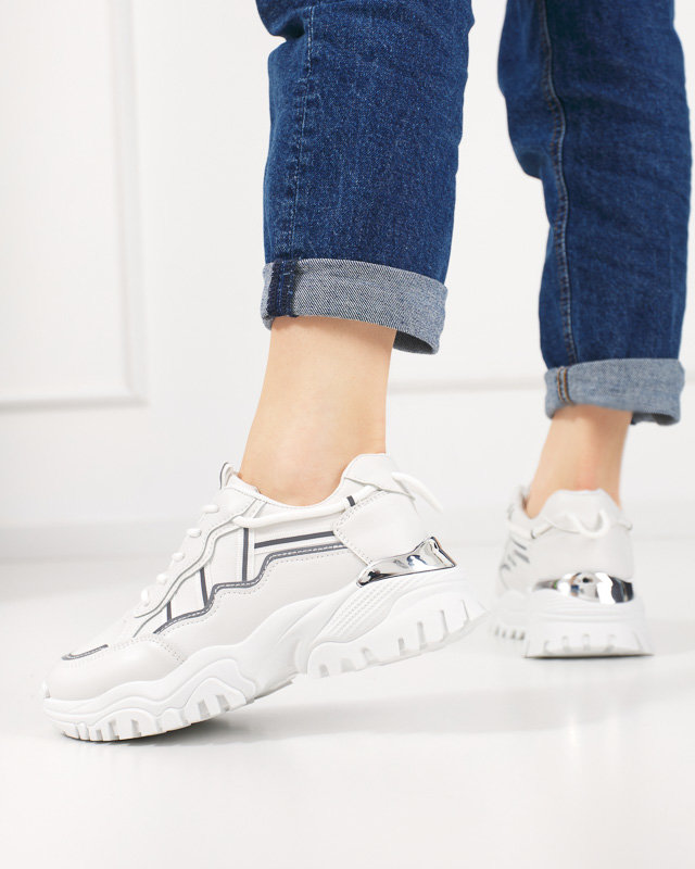 Biela dámska športová obuv Jenirso tenisky - Obuv