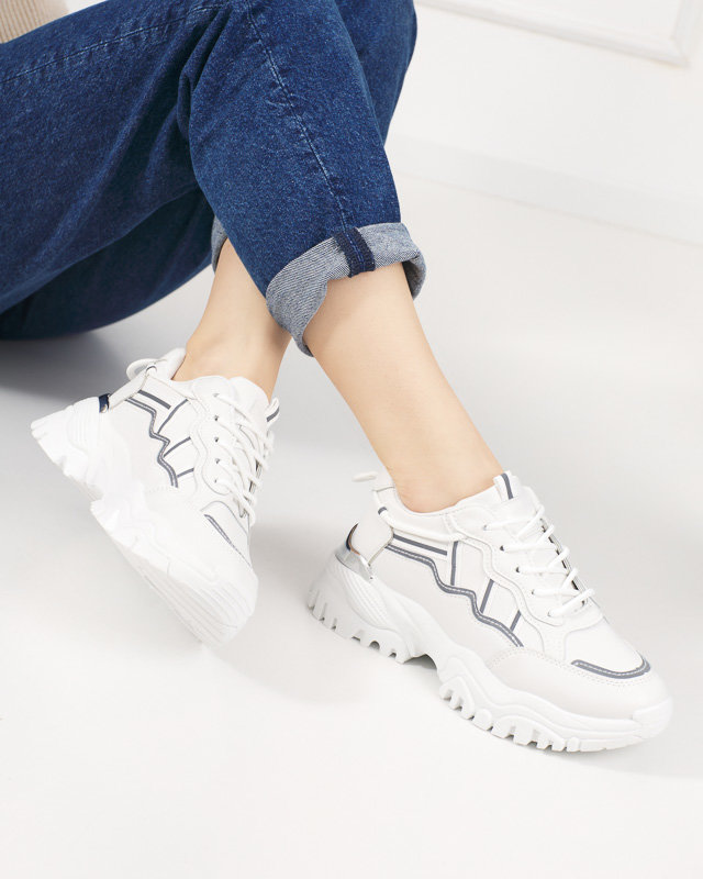 Biela dámska športová obuv Jenirso tenisky - Obuv