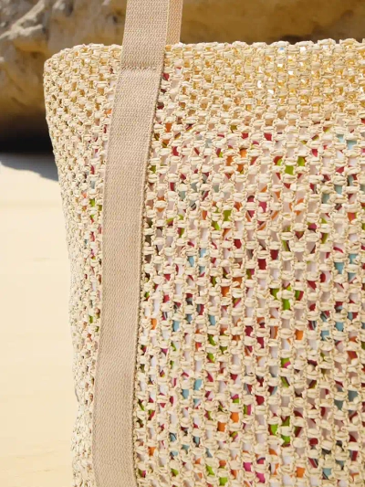 Royalfashion Veľká slamenná letná kabelka pre ženy
