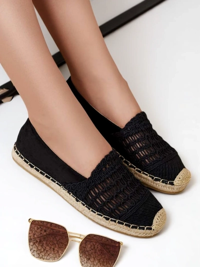 Royalfashion Ažurové dámske espadrilky Cetillad
