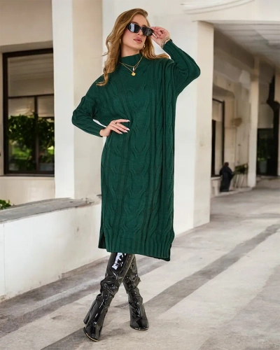 Royalfashion Dámske svetrové šaty