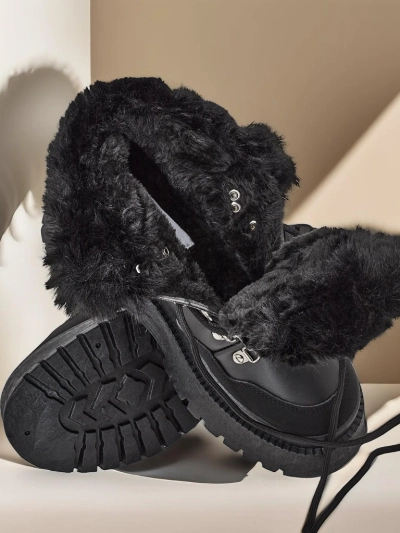 Dámske zimné topánky na šnúrky Royalfashion Qiroz