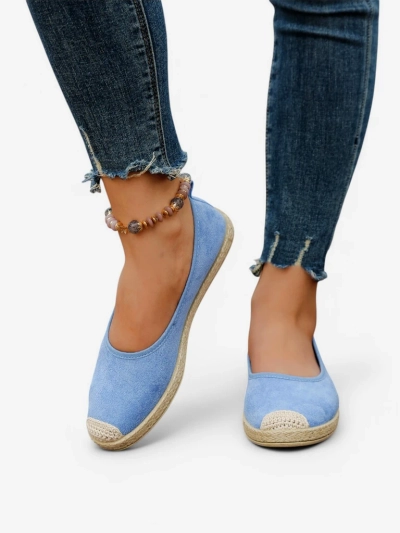 Royalfashion Dámske ekologické semišové espadrilky Aroles