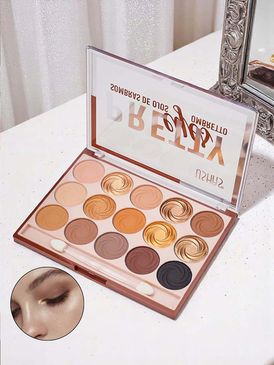 Paleta očných tieňov 15 odtieňov Nuts Mood