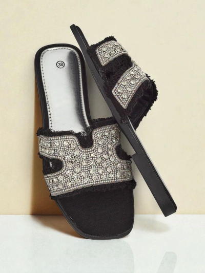 Royalfashion Dámske sandále s kamienkami CrystalEase