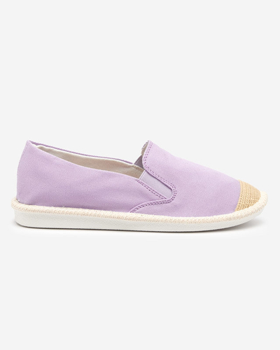OUTLET Fialové dámske espadrilky Joll - Obuv