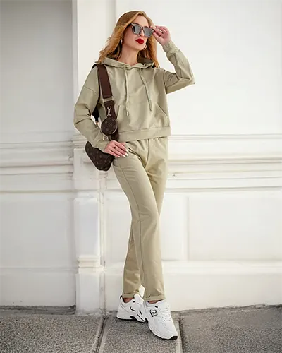 Royalfashion Bavlnená dámska mikinová súprava