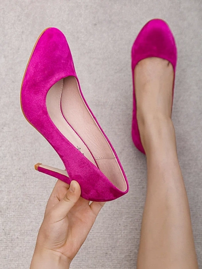 Royalfashion Dámske pumps z ecovlneného materiálu Caldeno