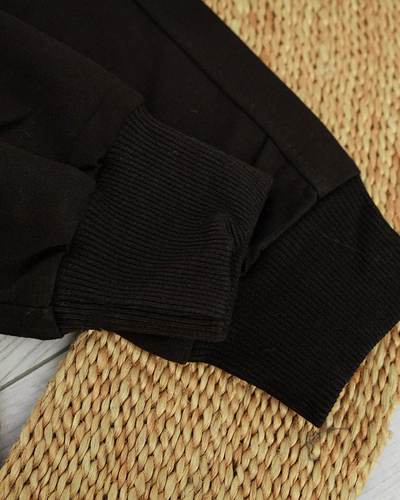 Dámske čierne tepláky - Oblečenie