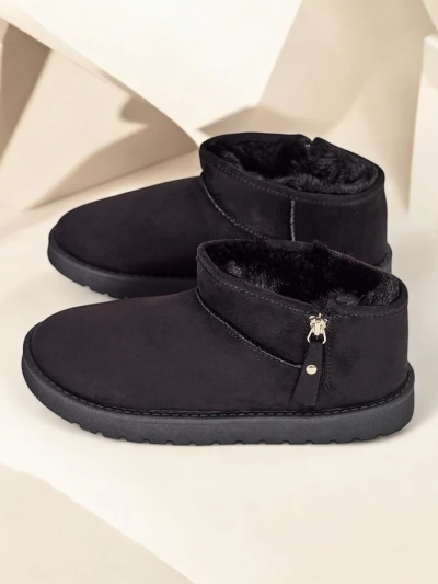 Royalfashion Krátke čižmy pripomínajúce dámske snehové čižmy Fefoz