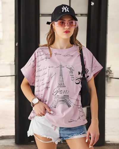 Royalfashion Dámske bavlnené tričko Good Paris