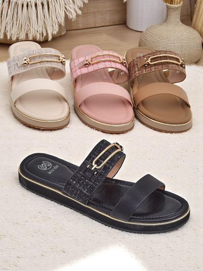 Royalfashion Dámske šľapky na plochej podrážke Mamma