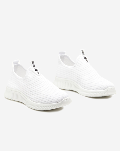 Biele dámske slip-on tenisky Banila - Obuv