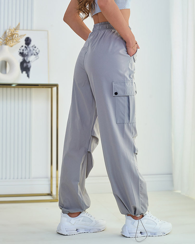 Royalfashion Dámske látkové bojové nohavice