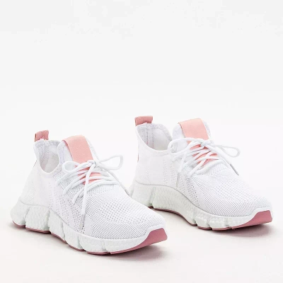 OUTLET Bielo-ružová dámska športová obuv Baym - Obuv