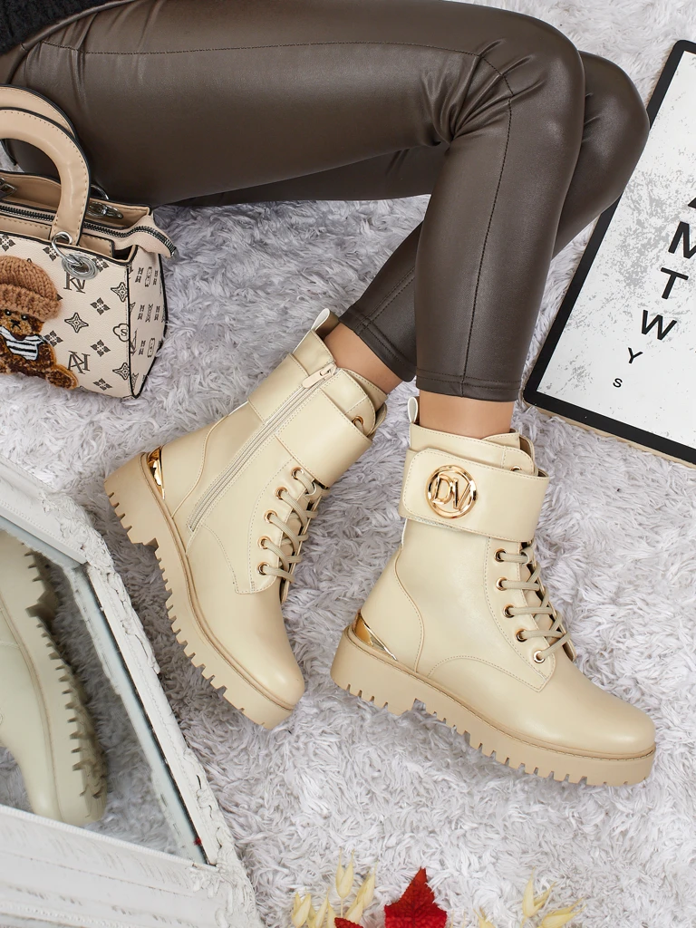 Ženski delavski škornji z okraski Lorice