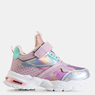 Ružové dievčenské športové tenisky Klarika - obuv