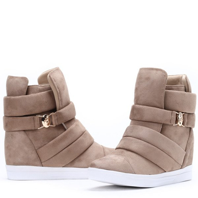 Brązowe sneakersy Jane - Obuwie