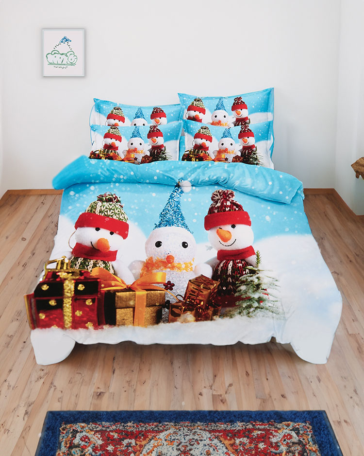 Royalfashion Vianočné obliečky 160x200 sada 4 dielov