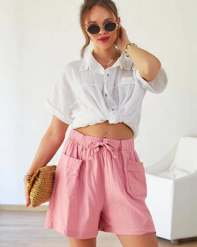 Royalfashion Bavlnené dámske šortky