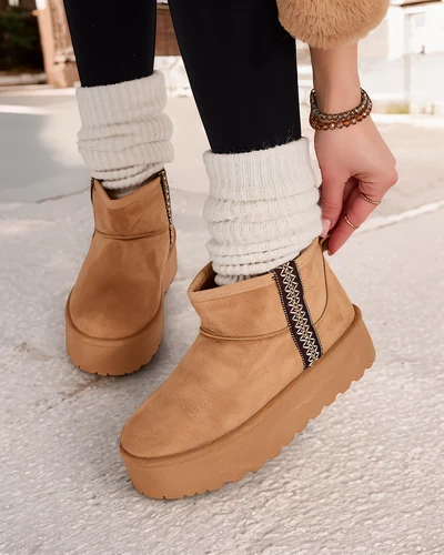 Royalfashion Krátke ženské snehule Haluzi