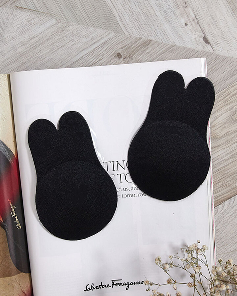 Dámske čierne samonosné poťahy - spodná bielizeň