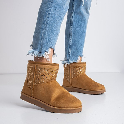 Izolované snehové topánky Matila hnedá - Obuv