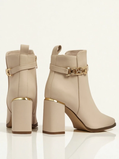 Ženski gležnjarji iz eko semiša s peto Ostirena