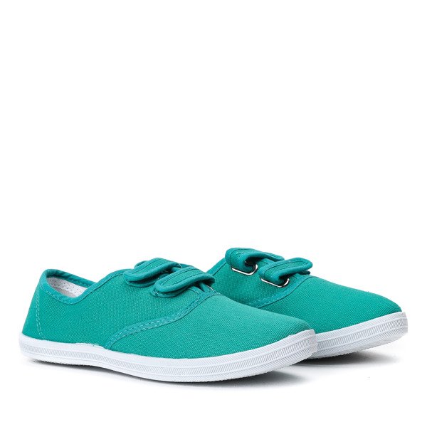 Zielone dziewczęce tenisówki Sweets - Obuwie