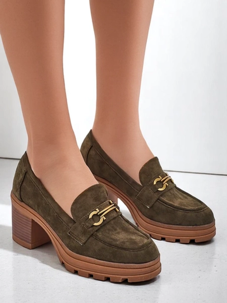 Royalfashion Dámske mokasíny na podpätku Tollinge