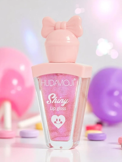 Lesk na pery s trblietkami, odtieň Svetloružový