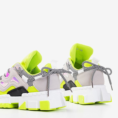 Dámská sportovní obuv Neon Green Crazy - Footwear