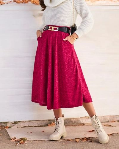 Royalfashion Ženská midi sukňa