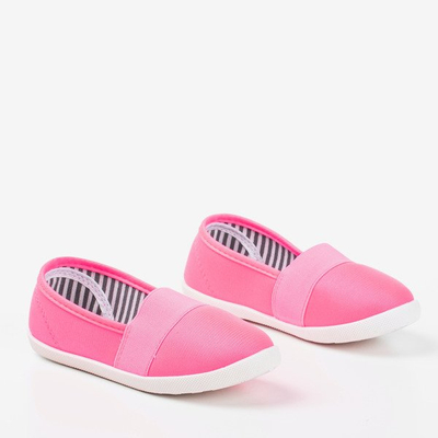 Dětské neonové růžové dětské tenisky Sweety - Obuv 1