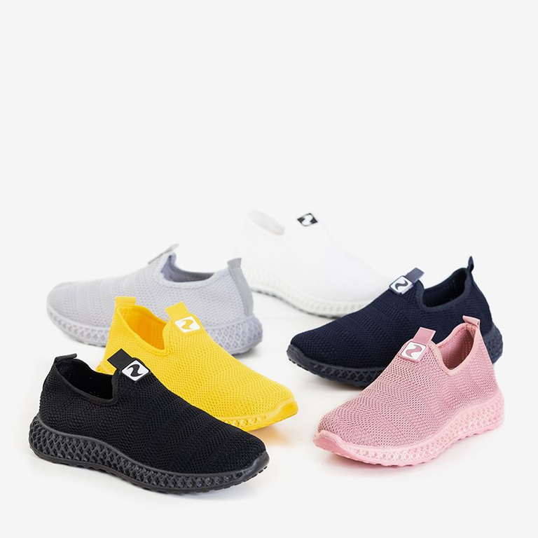 Žlté návleky na trénerov Nandini - Obuv