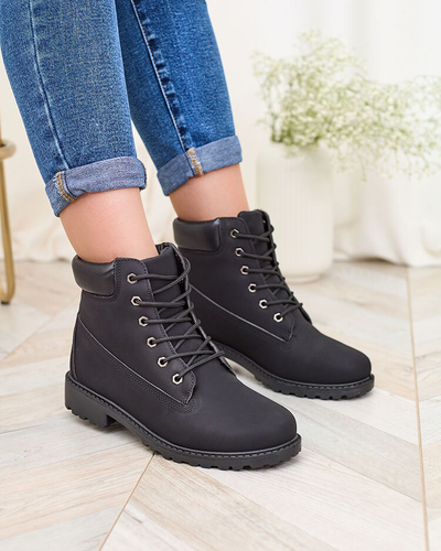 Royalfashion Čierne dámske trapasy Karveliea