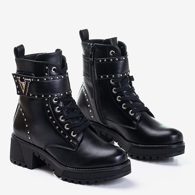 Čierne tašky s dýzami Valica - Obuv