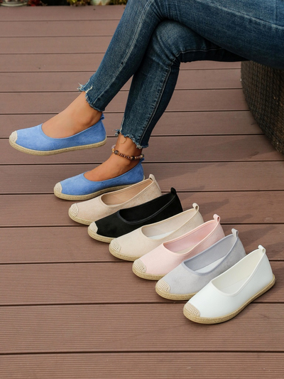 Royalfashion Dámske espadrilky z eco-suedu Aroles