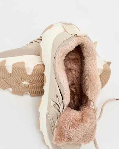 Royalfashion Dámske zateplené tenisky Caroz