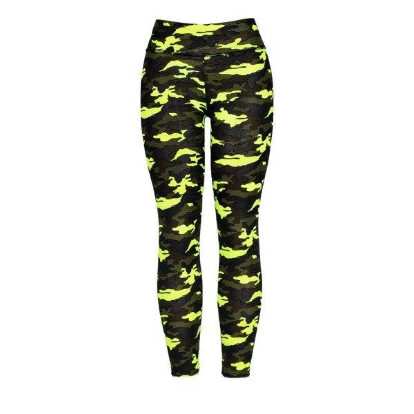 Sportovní legíny v neonově zelené kameni - Kalhoty 1
