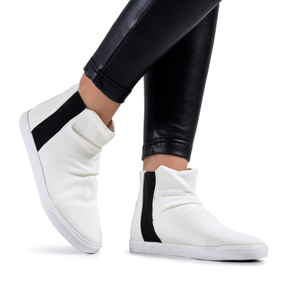 Dámska vysoká športová obuv ecru Freeqi - Obuv