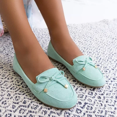 OUTLET Dámske mokasíny s mašličkou Gasioa - Topánky