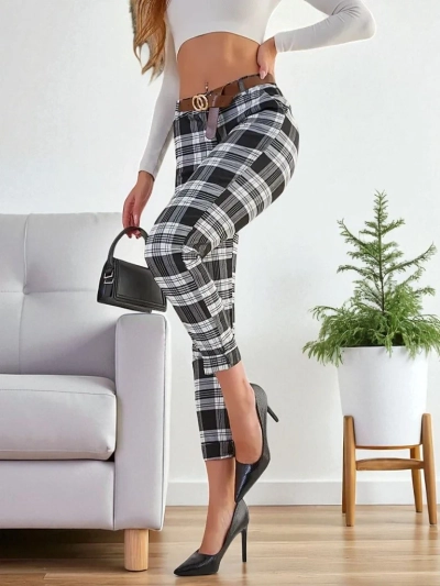 Royalfashion Dámske látkové nohavice
