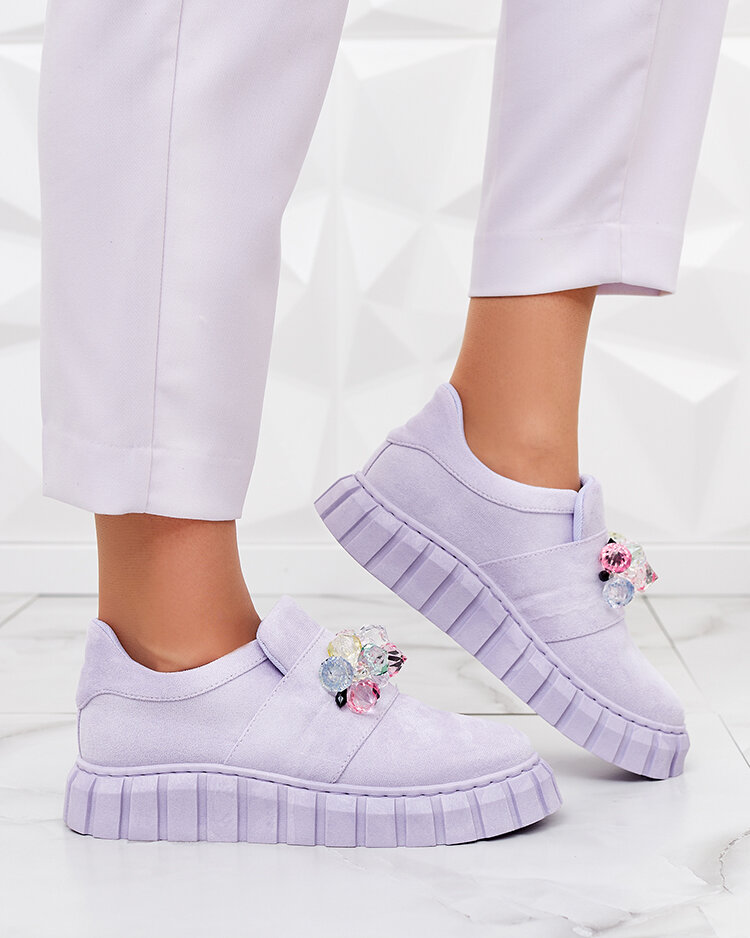 Royalfashion Športové poltopánky s farebnými kamienkami Resinello