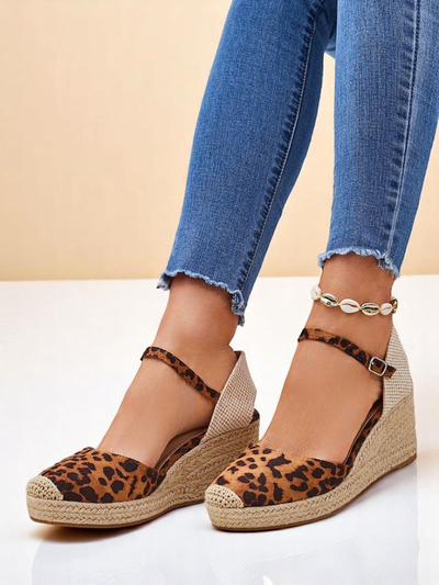 Aurelia Leopard Polne Pete Royalfashion ženski eko usnje camel