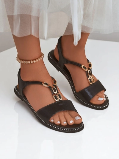 Royalfashion Ženski sandali z okrasnimi paščki Siena Glow