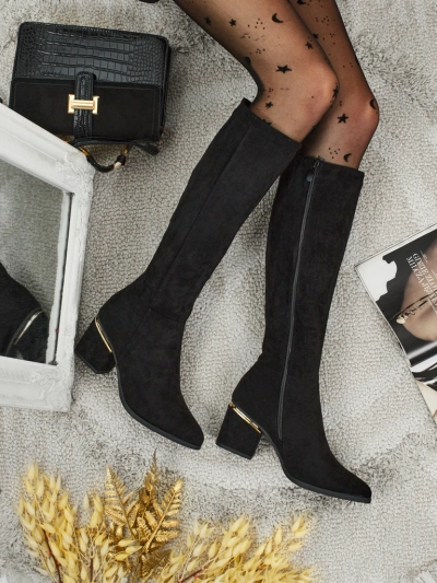 Royalfashion Dámske čižmy na opätku Niefio