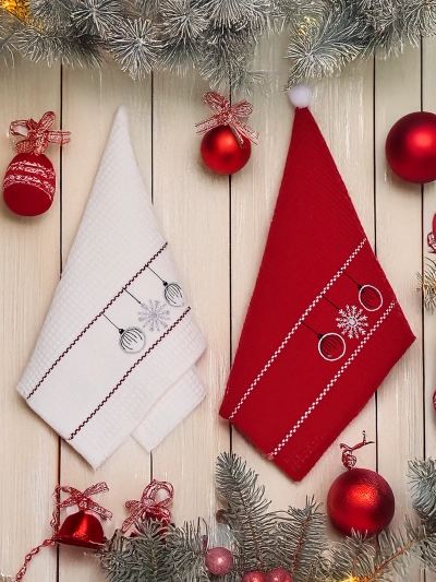 Royalfashion Holiday uteráková sada Veselé Vianoce